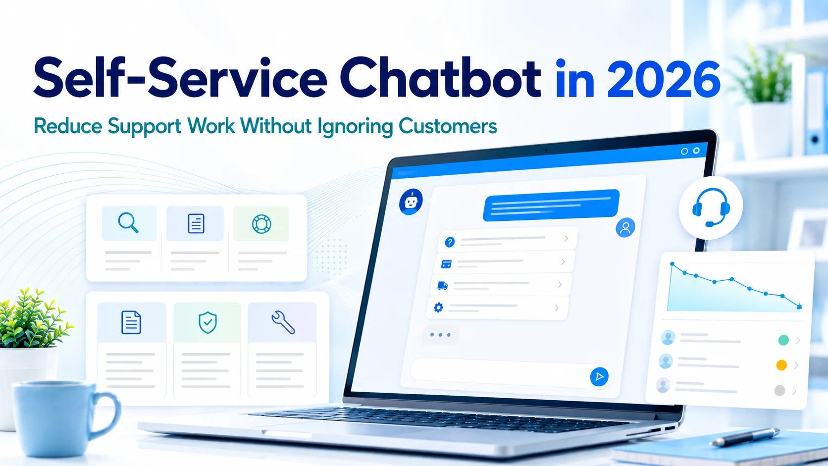 Self-Service Chatbot in 2026: Reduce Support Work Without Ignoring Customers&nbsp;