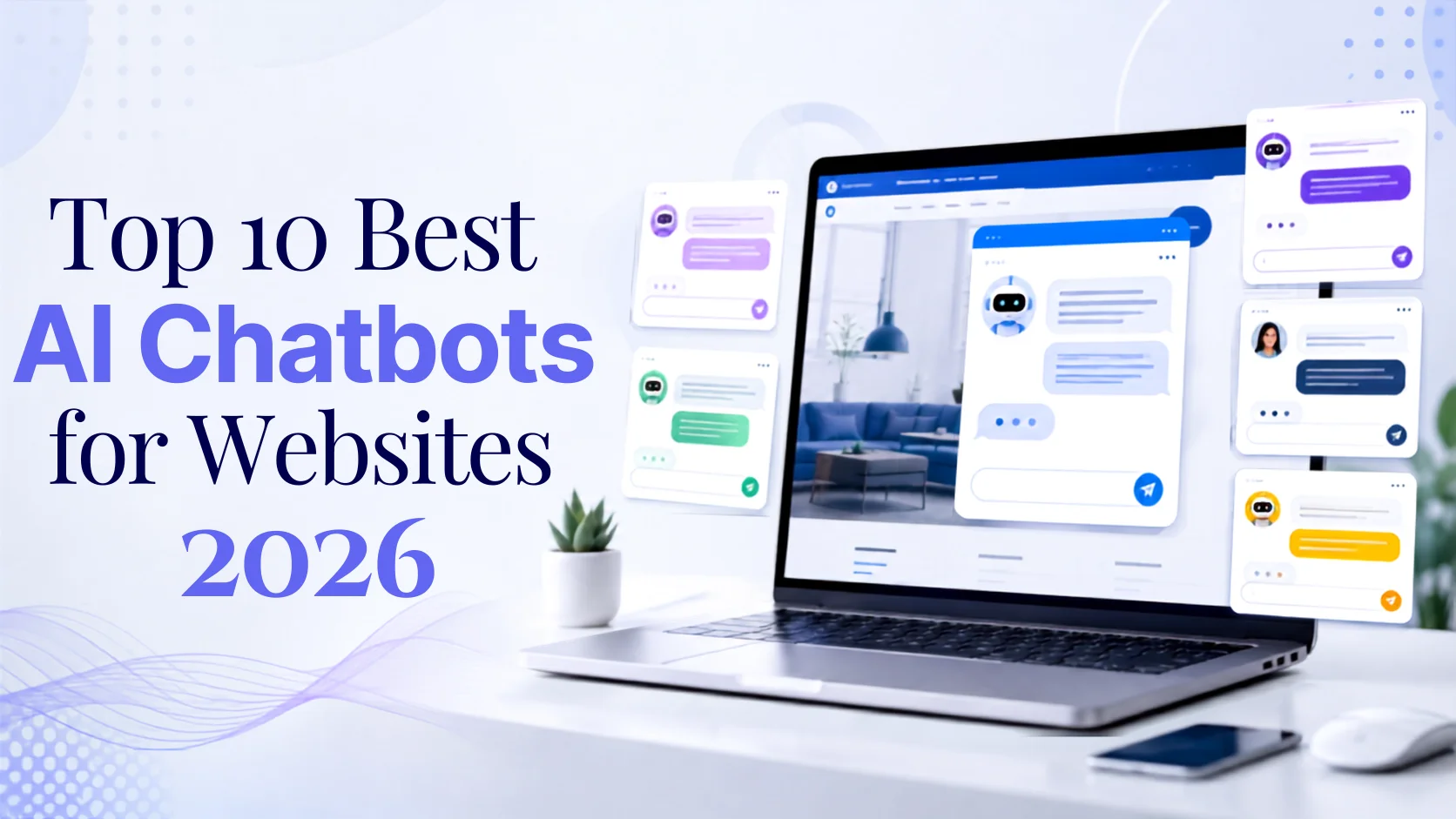 Top 10 Best AI Chatbots for Websites in 2026: Which One Fits Your Business?&nbsp;